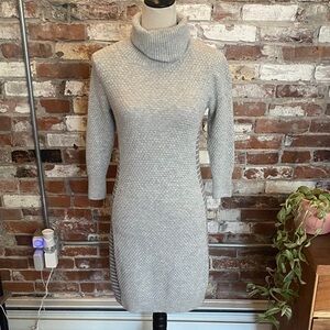 Athleta Spotlight Merino Wool Cowl Neck Knit Sweater Dress S